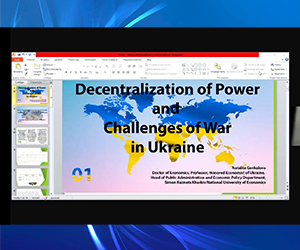Decentralization of Power and Challenges of War in Ukraine