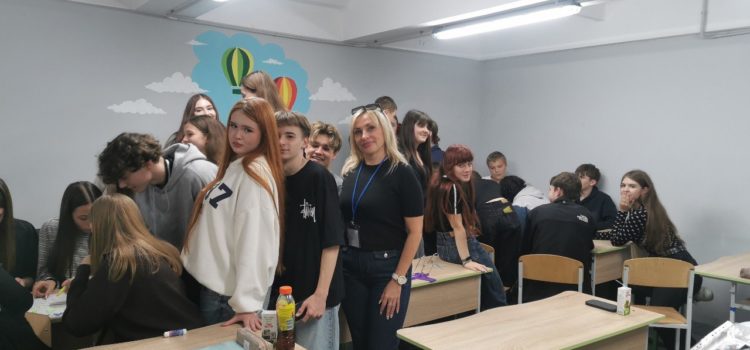Проведено тренінг для учнів 10-11 класів у Новій Водолозі